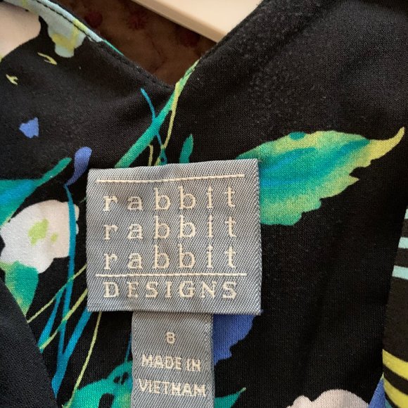 Rabbit Designs Sundress, Size 8, Black Blue - Picture 4 of 7